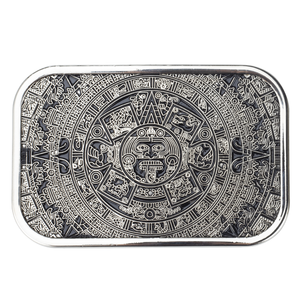 Quality Men'S Accessories - Aztec Calendar Men's Metal Belt Buckle