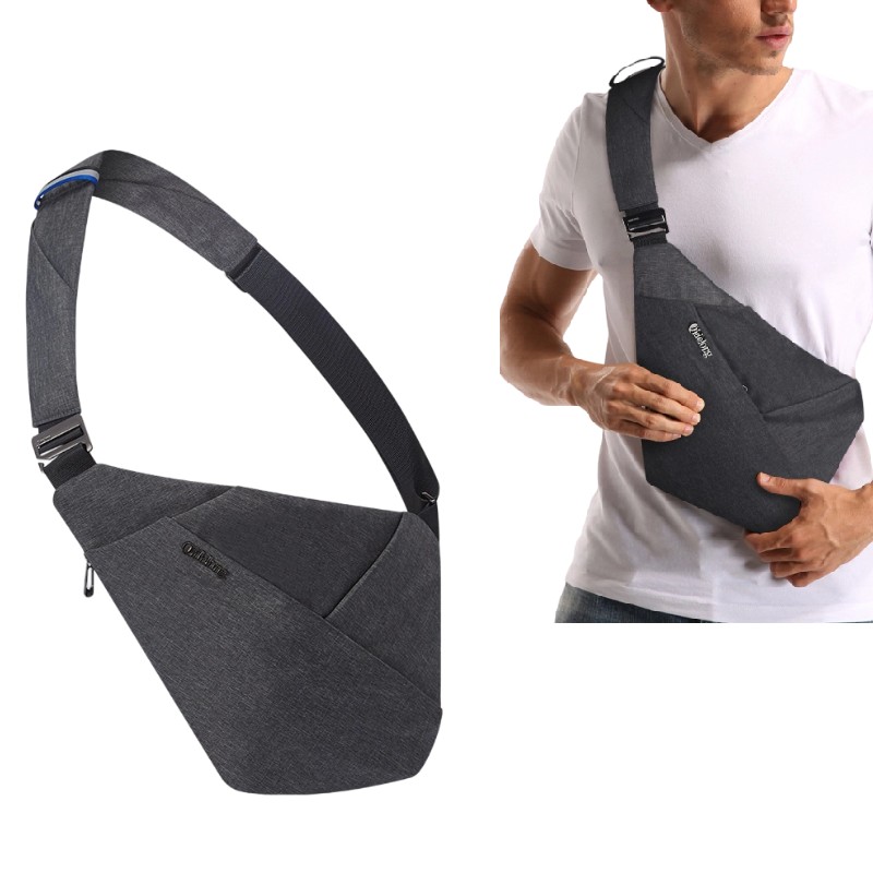 Men Accessories Box - Anti-theft Shoulder Crossbody Bags Canvas Chest