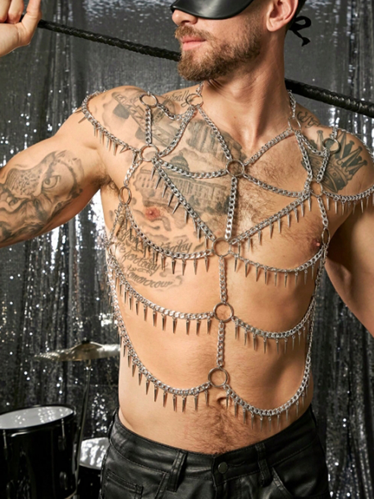 Men Accessories To Wear - Tassels Chain Body Shoulder Sexy Body