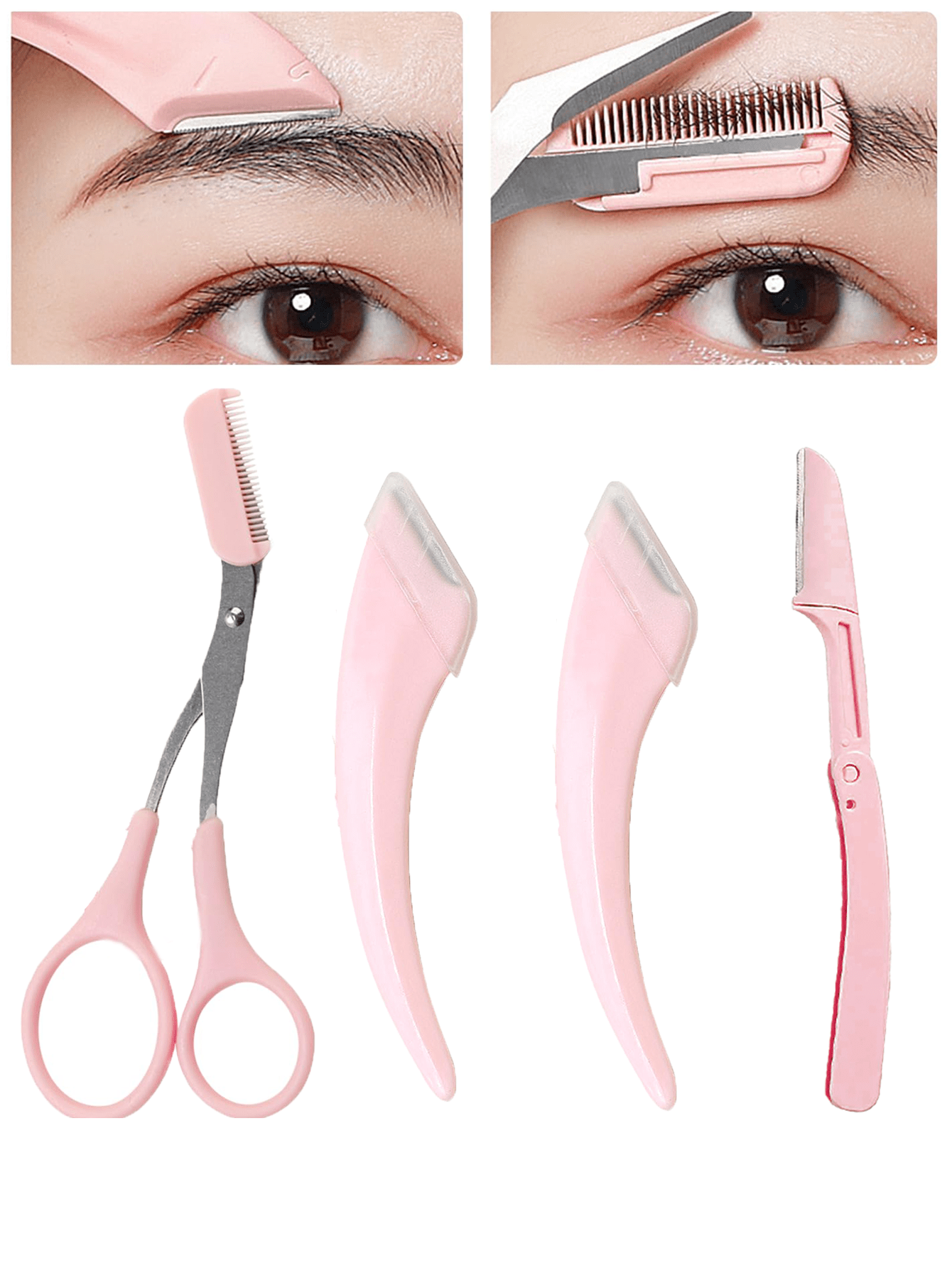 Men'S Accessories Cheap - 4pcs/2pcs/1pc Eyebrow Trimmer Set Stainless Steel