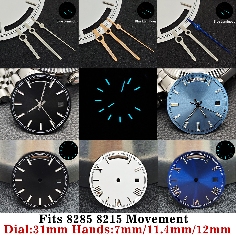 Quality Men'S Accessories - 31mm Dial High Quality Blue Luminous