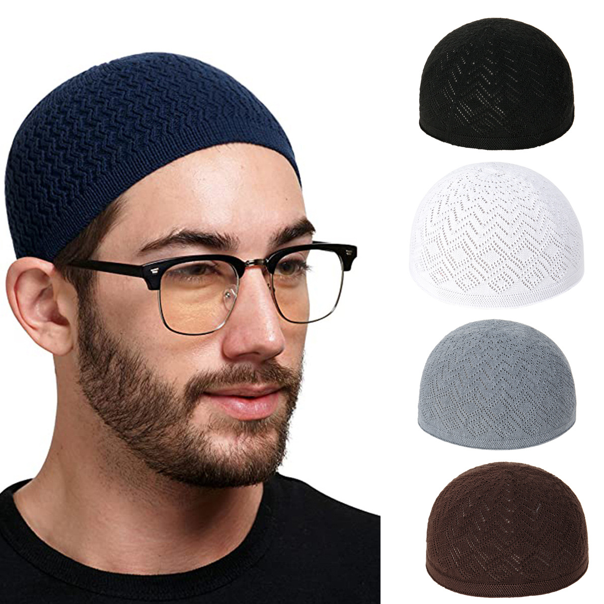 Men Accessories H&M - Muslim Prayer Hat Islamic Man Turban