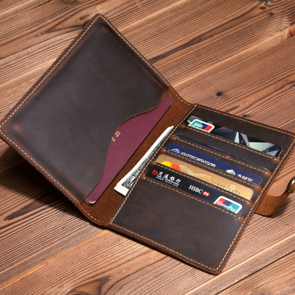 Quality Men'S Accessories - Luxury Handmade Travel Passport Holder Men