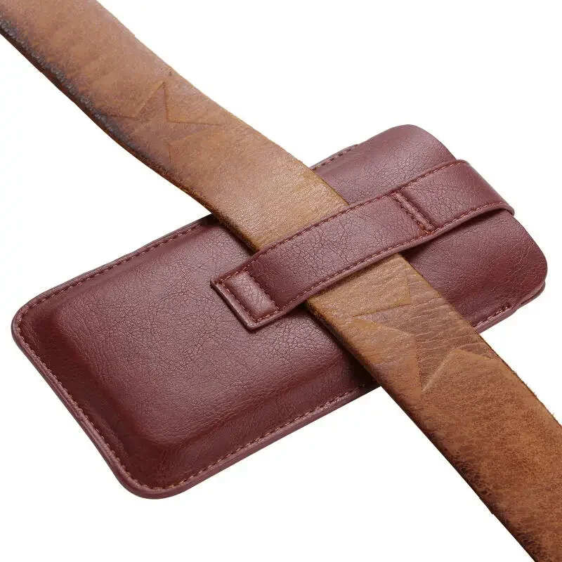 Leather Phone Holster Belt Cas - Men Accessories Box ulasan dan harga