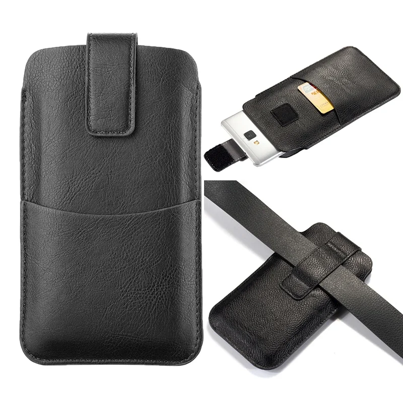Leather Phone Holster Belt Cas - Men Accessories Box ulasan dan harga