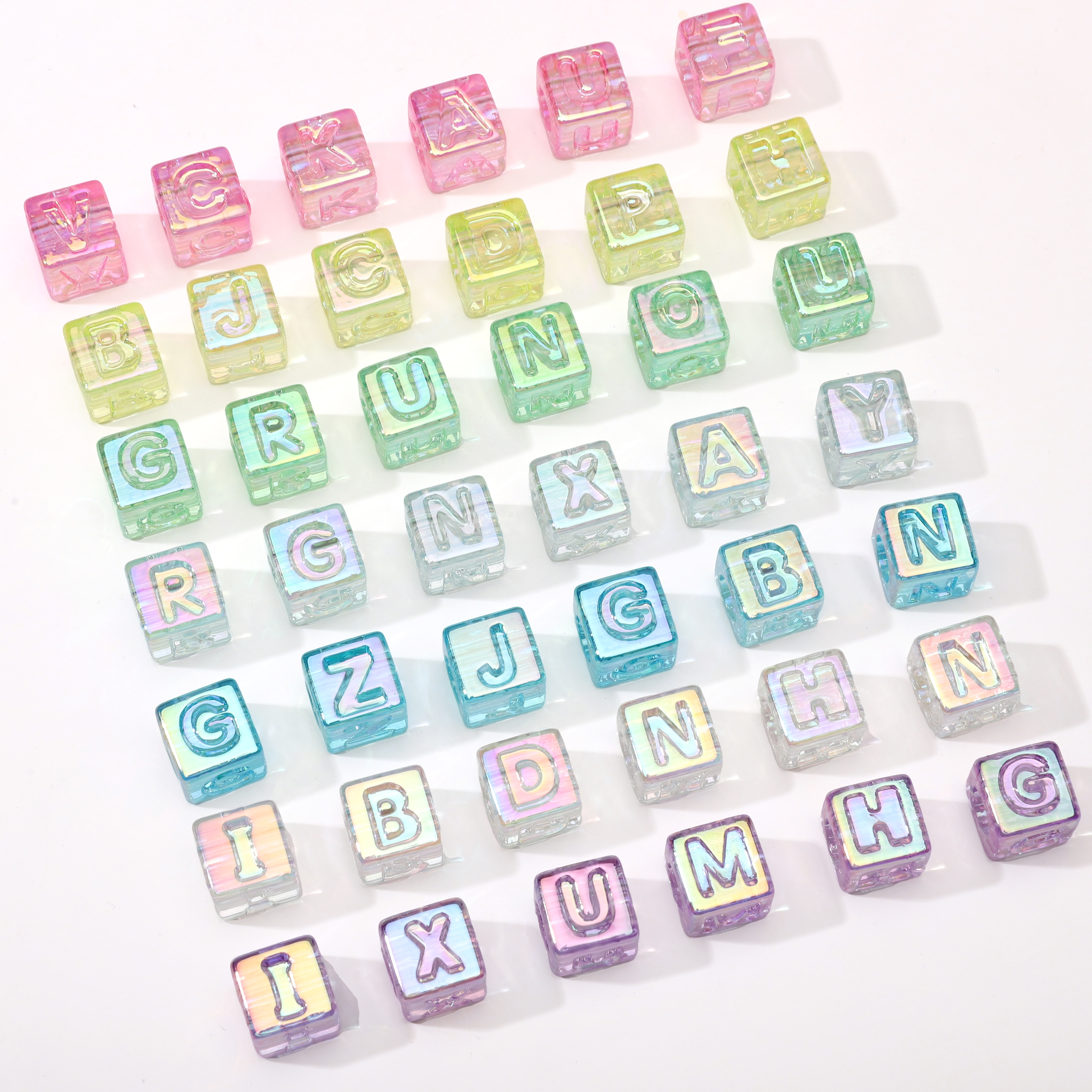 10Pcs beading Colorful Clear L - Men'S Accessories Jewelry ulasan dan harga