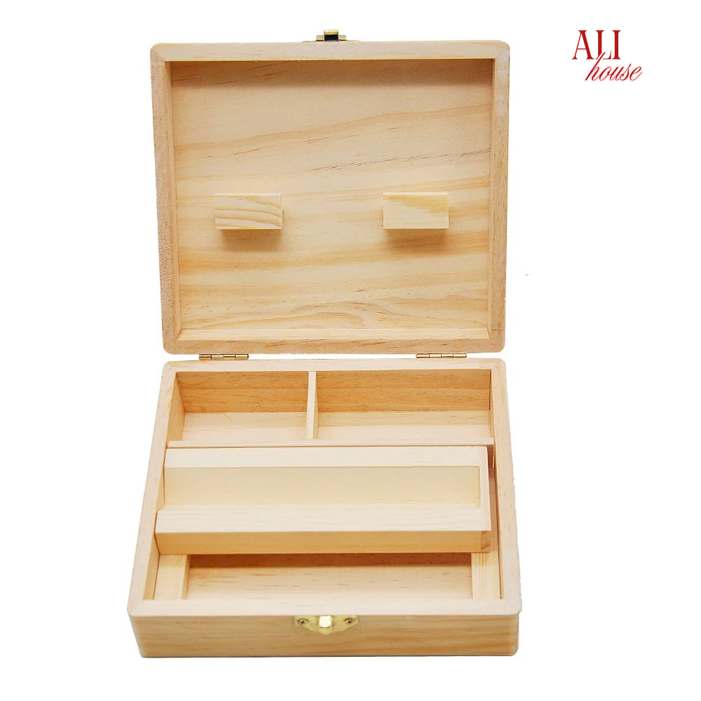 Wood Stash Box With Rolling Tr - Men'S Accessories Organizer Tray ulasan dan harga
