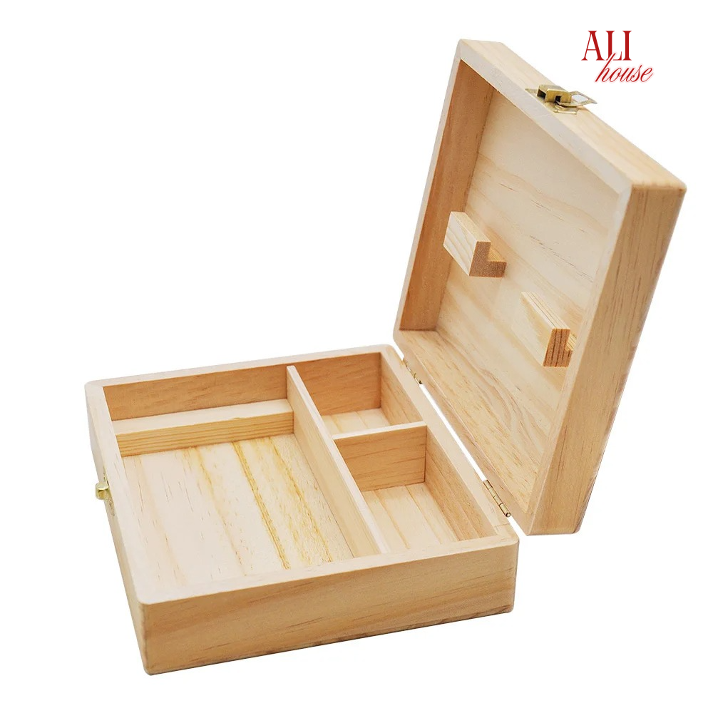 Wood Stash Box With Rolling Tr - Men'S Accessories Organizer Tray ulasan dan harga