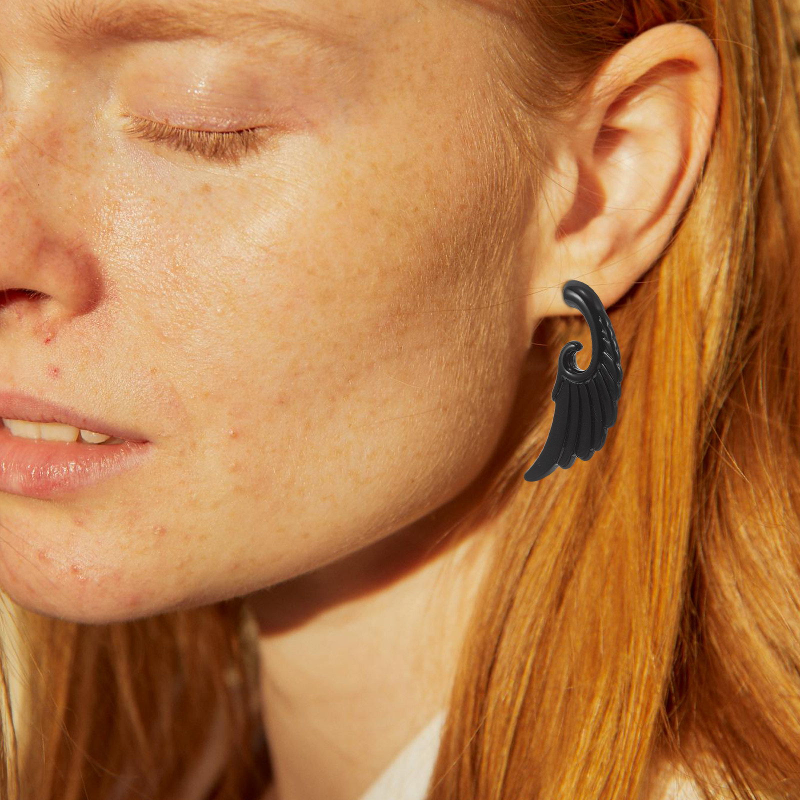 1Pair Men Acrylic Earrings Fau - Men Accessories To Wear ulasan dan harga