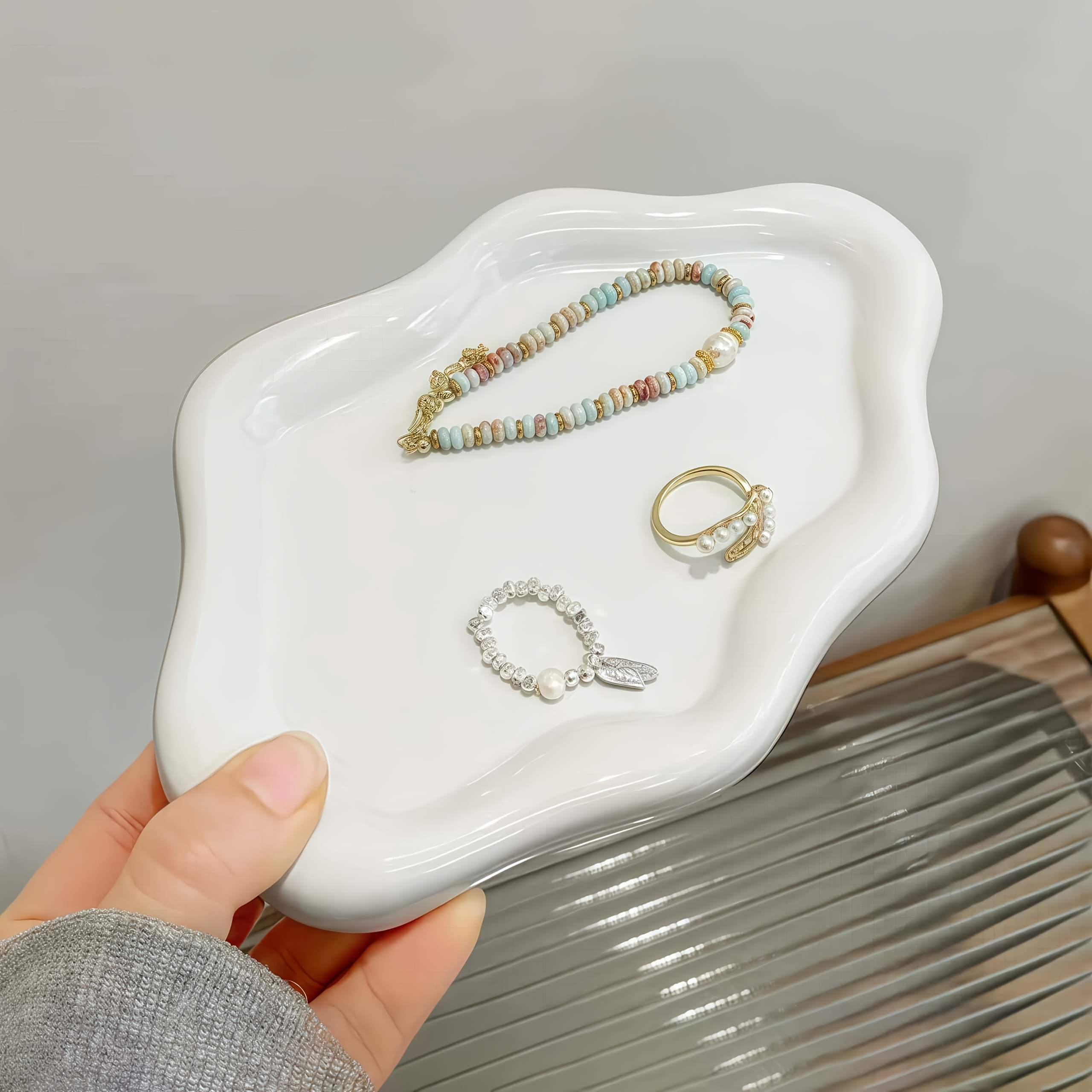 1 Large Jewelry Tray - Elegant - Men'S Accessories Organizer Tray ulasan dan harga