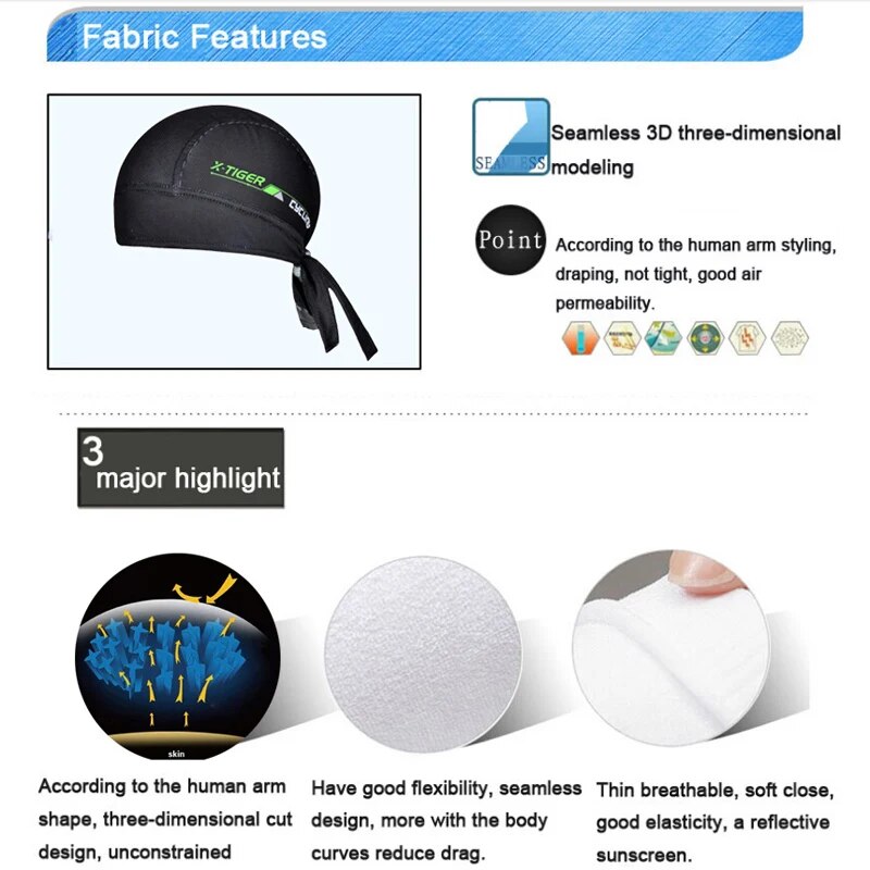 X-TIGER Cycling Hat 100% Polye - X Men Accessories ulasan dan harga