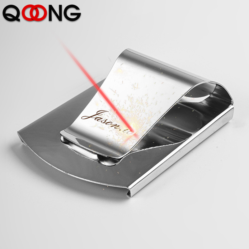 QOONG Custom Lettering Stainle - Money Clip Slim ulasan dan harga