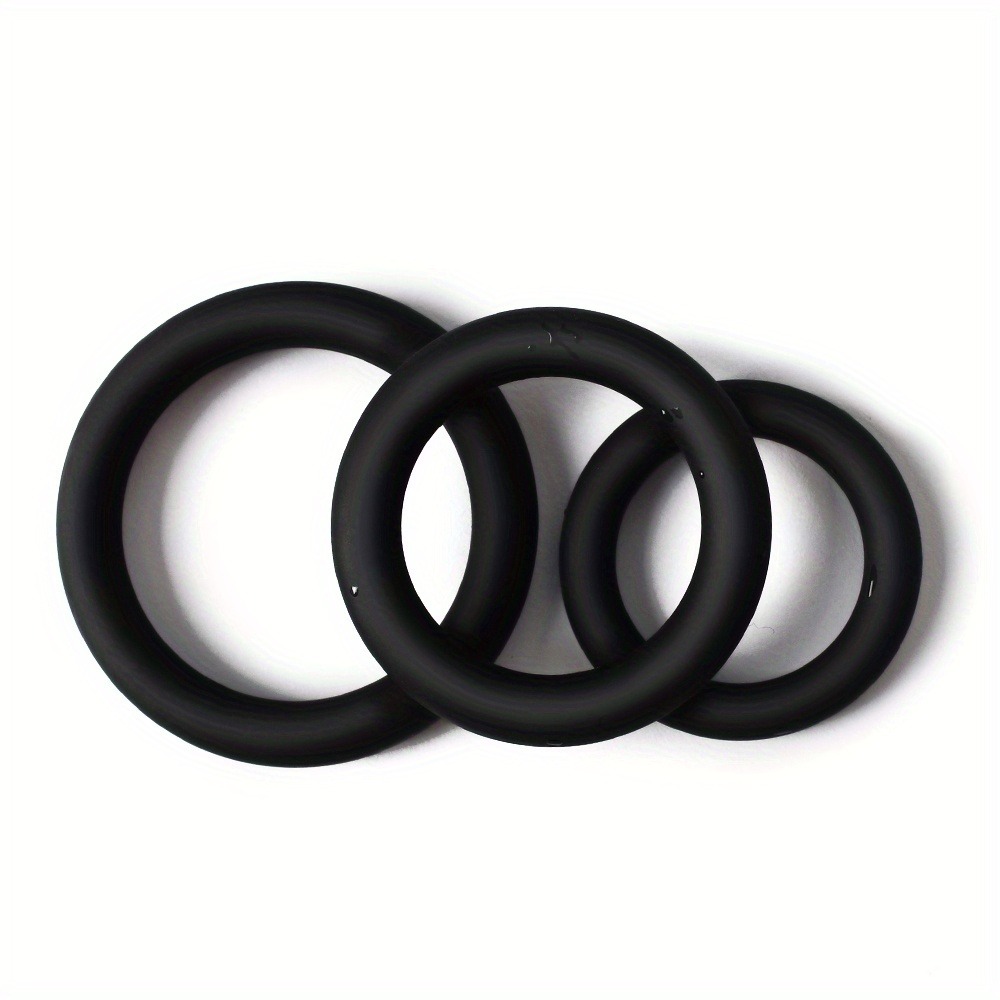 3PCS Silicone Penis Rings Set  - Men Accessories Combo ulasan dan harga