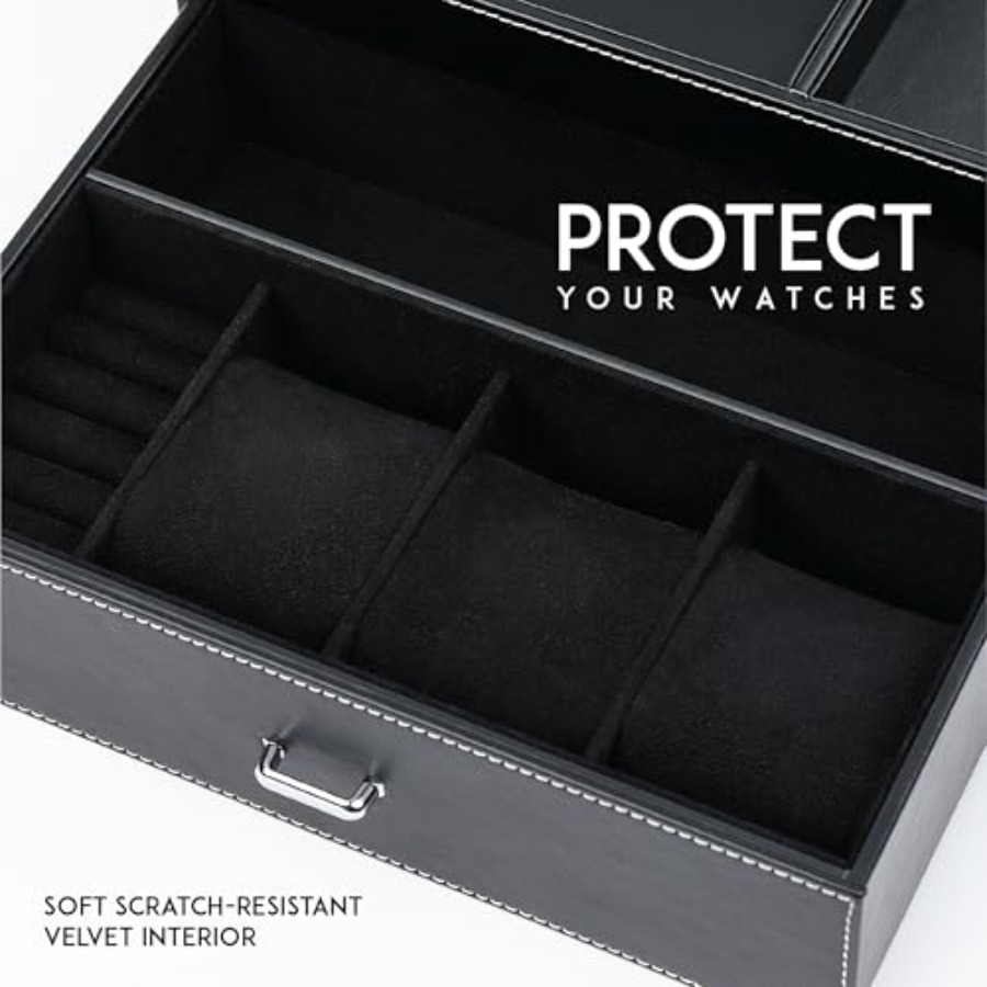 Mens Jewelry Box Organizer and - Men'S Accessories Organizer Tray ulasan dan harga
