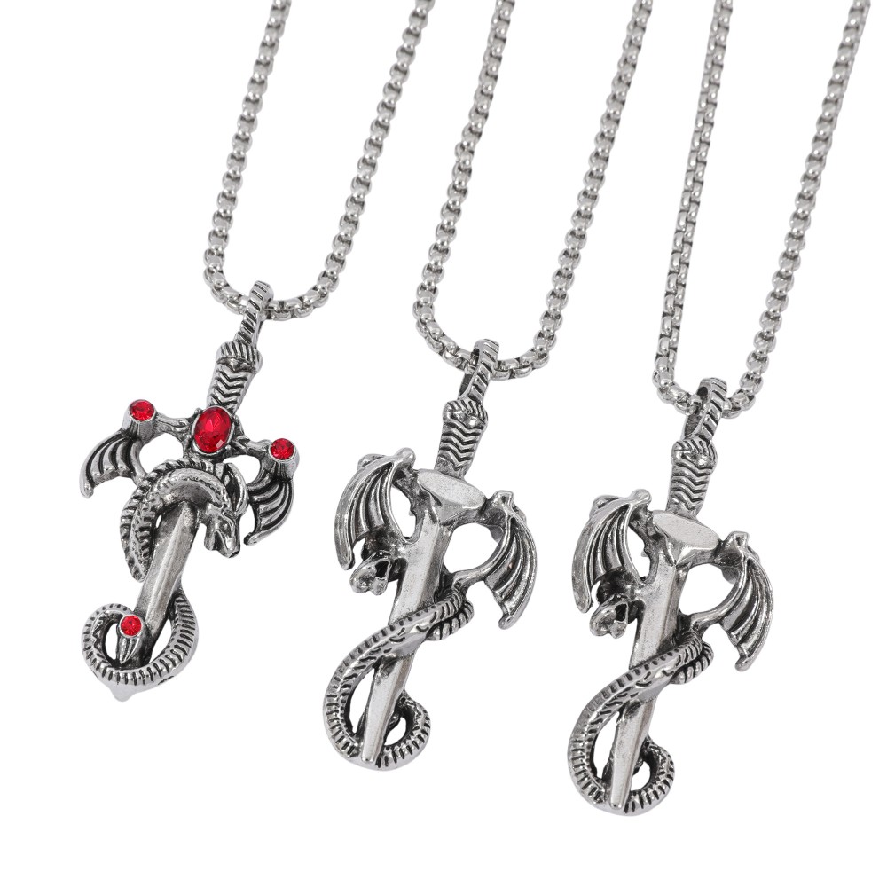 Retro Multicolor Gem Dragon Sw - Men'S Accessories Jewelry ulasan dan harga