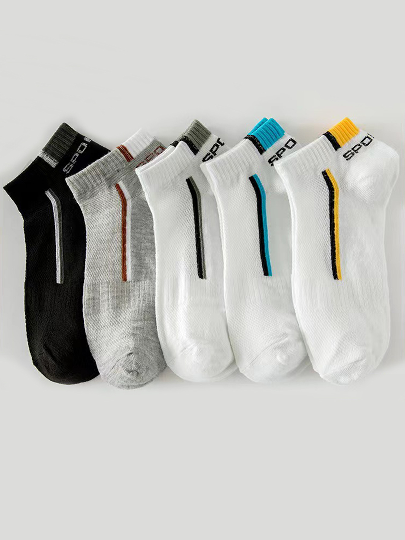 5/40 Pairs Mens Ankle Boat Soc - Men Accessories To Wear ulasan dan harga