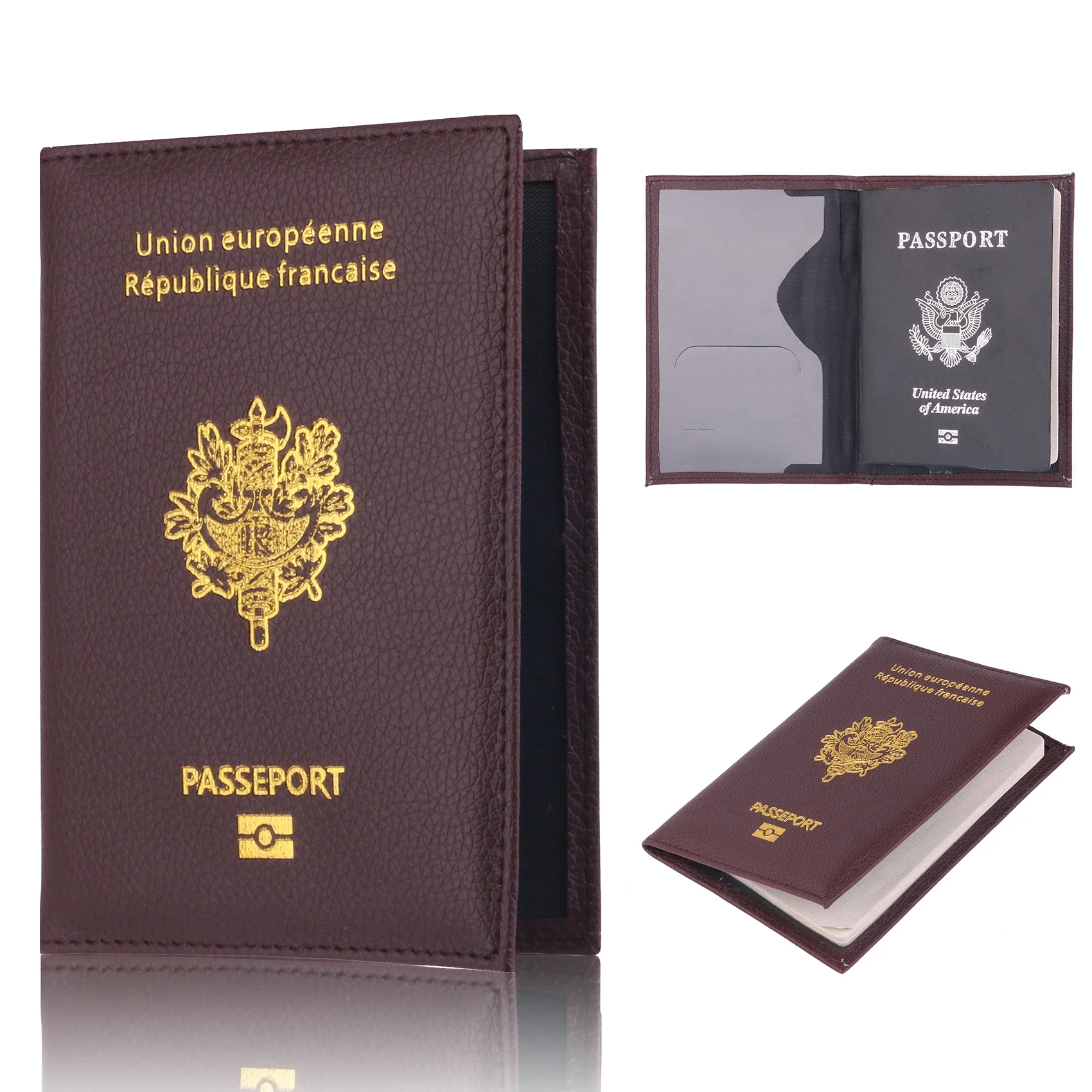 High Quality Pu Passport Prote - Quality Men'S Accessories ulasan dan harga