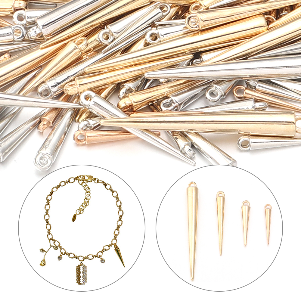 50-200pcs/lot CCB Plastic Cone - Men'S Accessories Jewelry ulasan dan harga