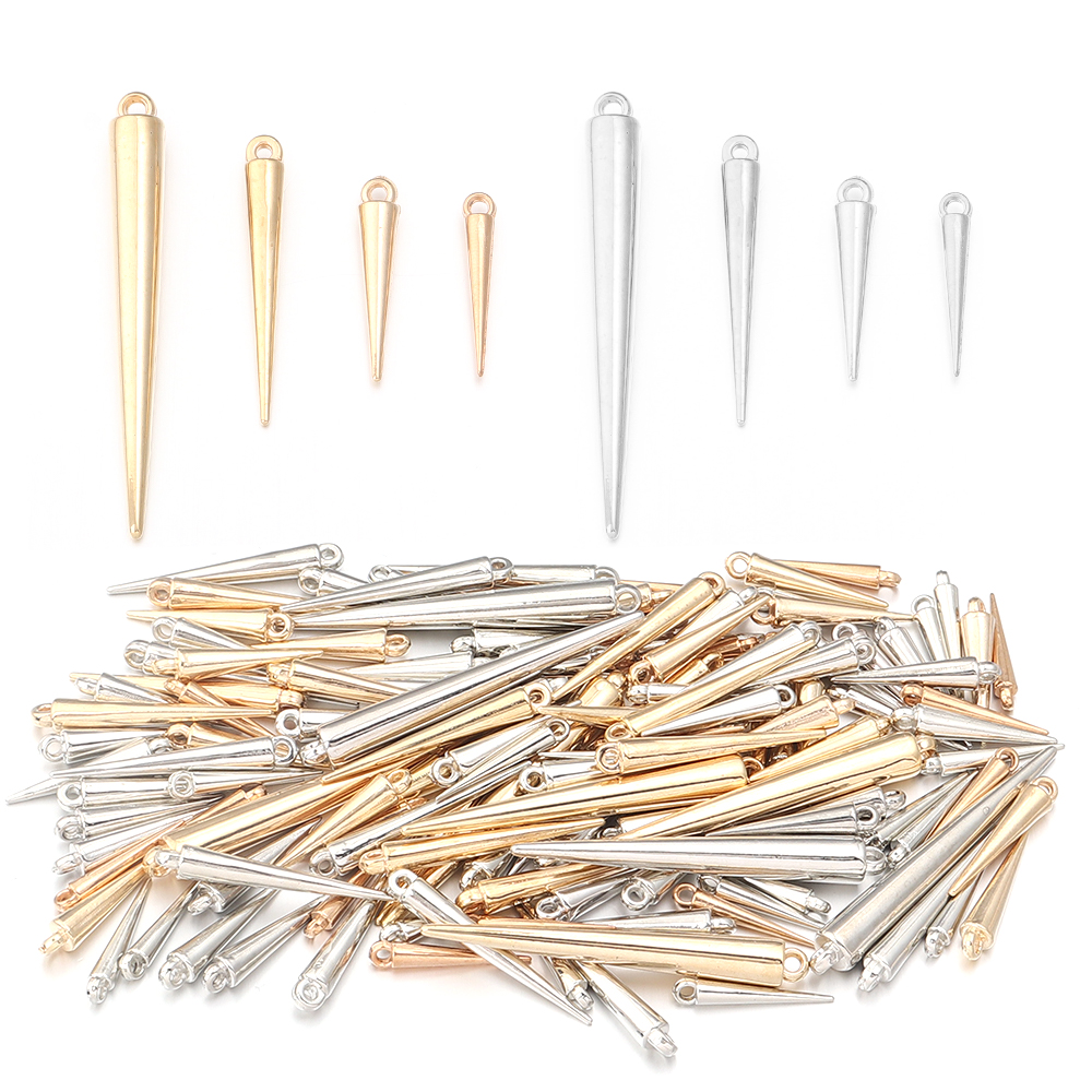 50-200pcs/lot CCB Plastic Cone - Men'S Accessories Jewelry ulasan dan harga