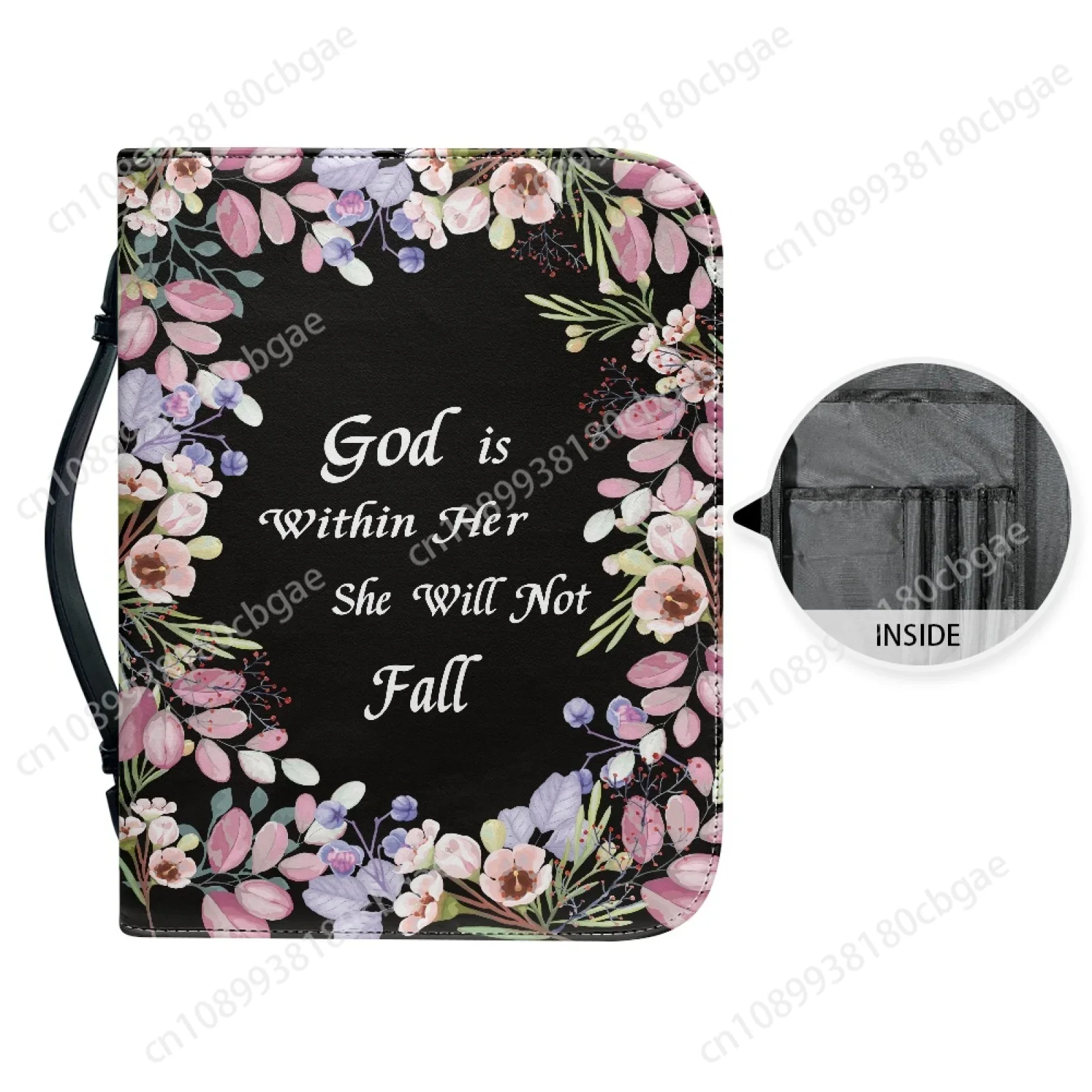 Flowers Verse Pattern Leather  - Men Accessories Box ulasan dan harga