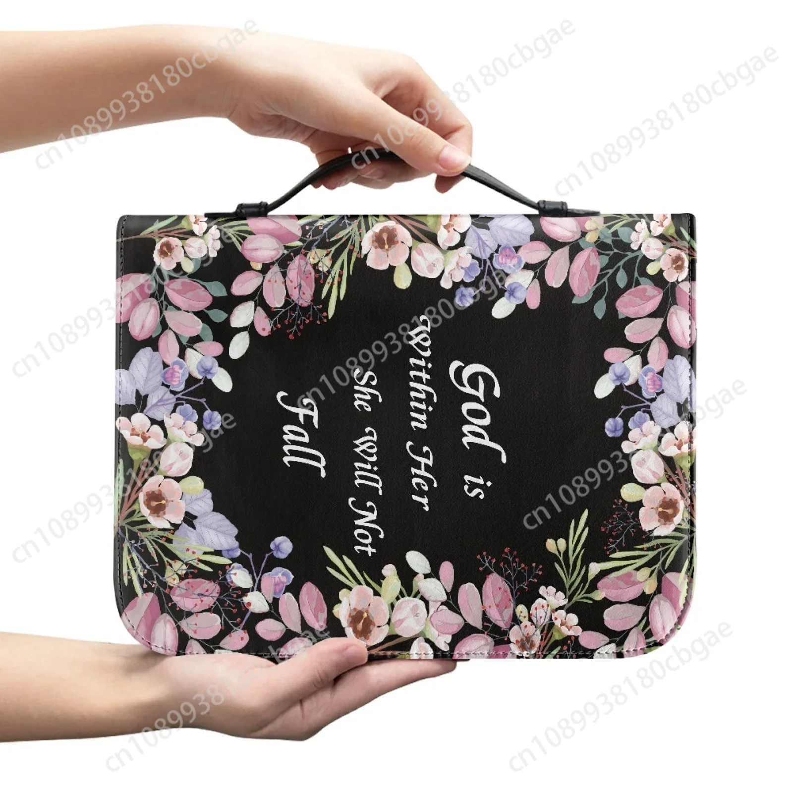 Flowers Verse Pattern Leather  - Men Accessories Box ulasan dan harga