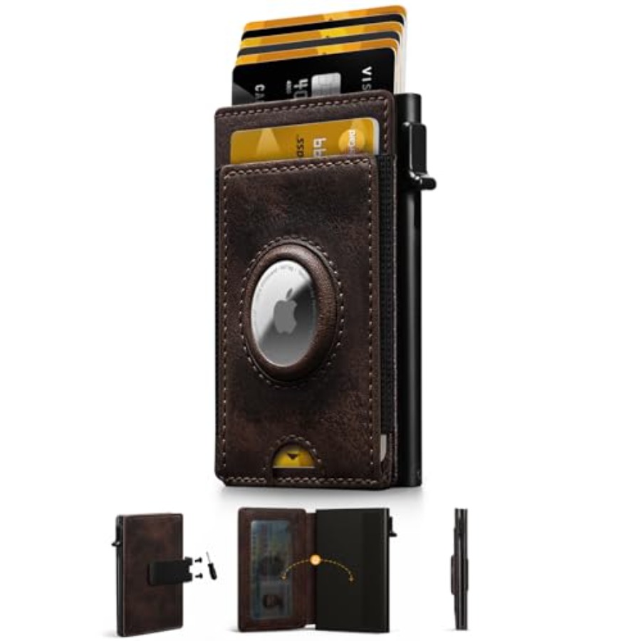 Slim Airtag Wallet for Men: Po - Money Clip Slim ulasan dan harga