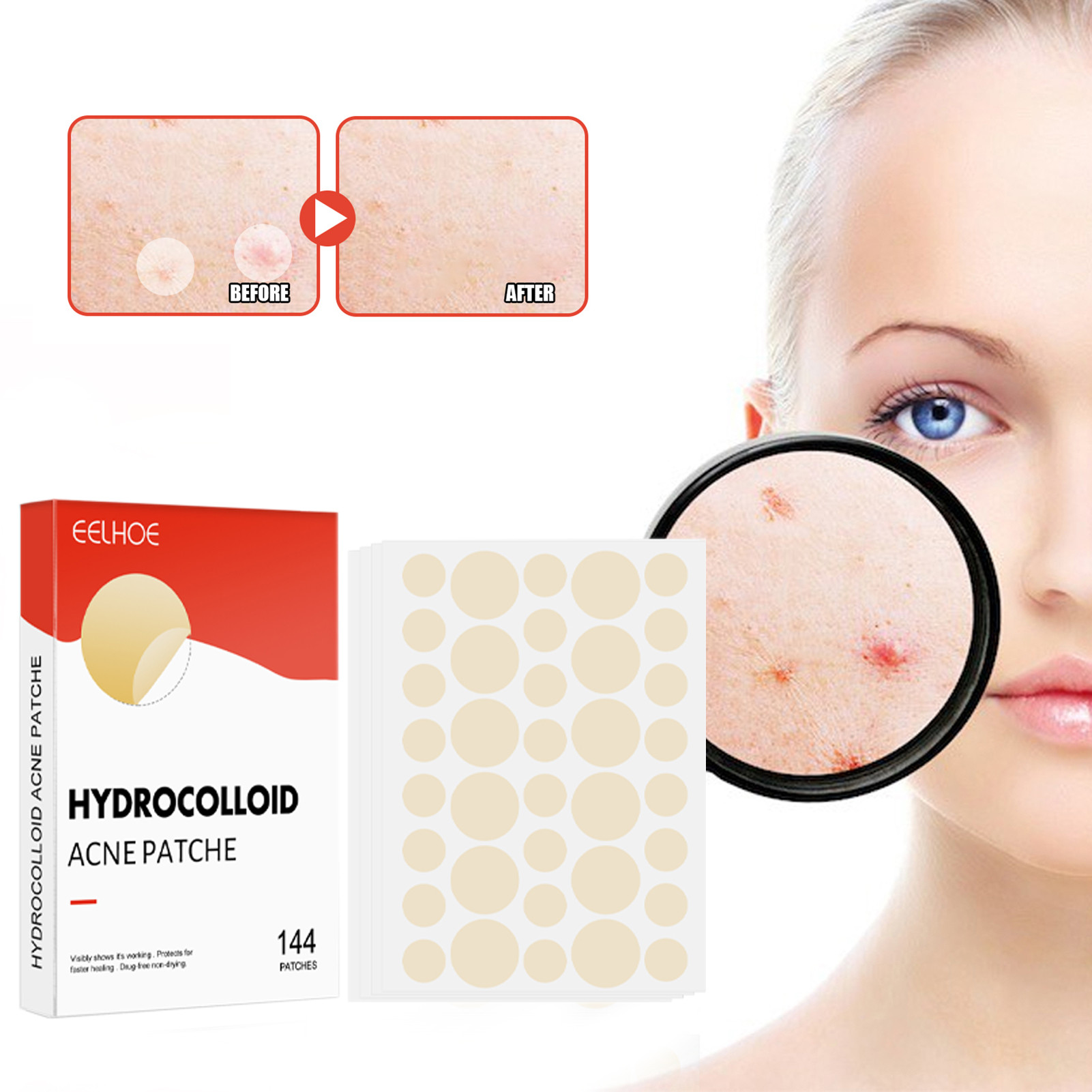 144pcs/set Face Skin Care Acne - Men Accessories Combo ulasan dan harga