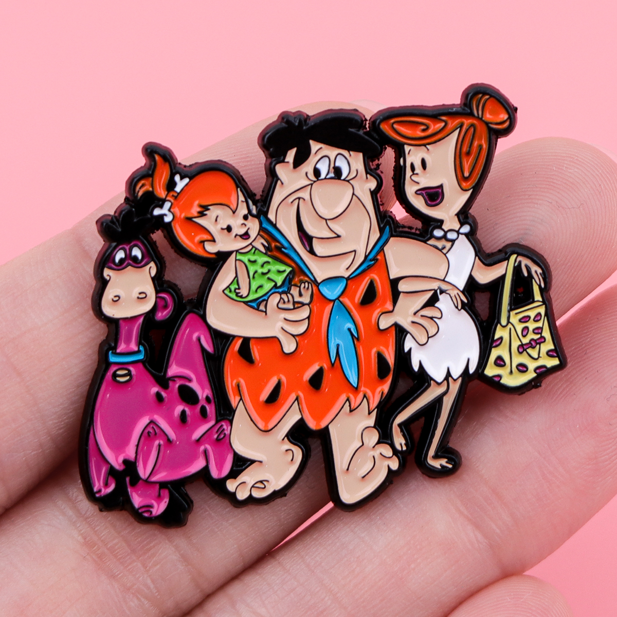 Cartoon Dinosaur Enamel Pin Ba - Men'S Accessories Jewelry ulasan dan harga