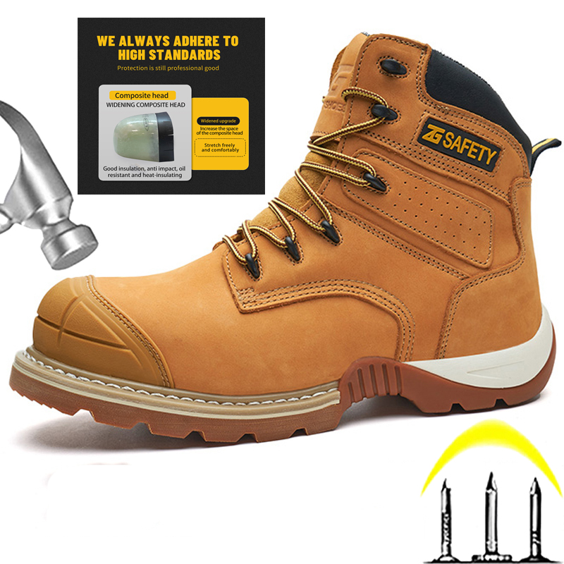 Cowhide Work Boots genuine lea - Men Accessories To Wear ulasan dan harga