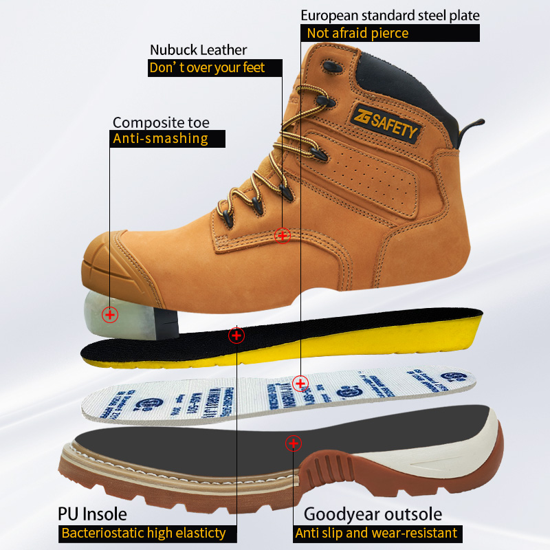 Cowhide Work Boots genuine lea - Men Accessories To Wear ulasan dan harga