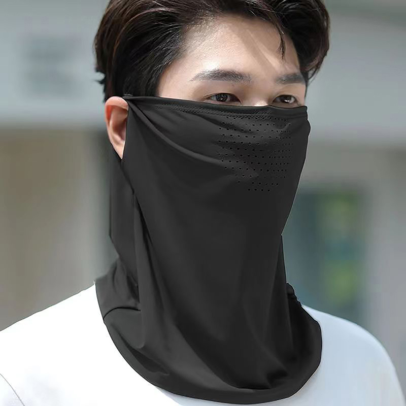 Ice Silk Sunscreen Mask With B - Men Accessories H&M ulasan dan harga