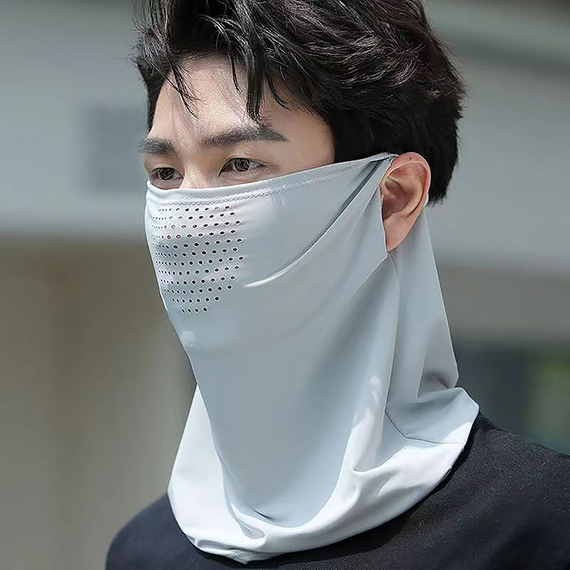 Ice Silk Sunscreen Mask With B - Men Accessories H&M ulasan dan harga