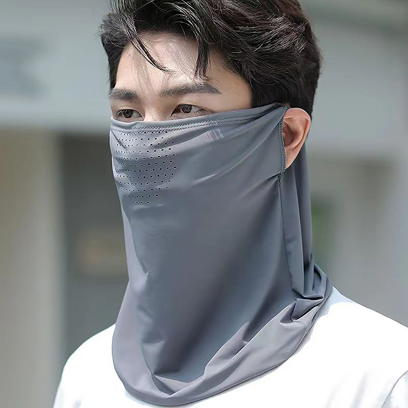 Ice Silk Sunscreen Mask With B - Men Accessories H&M ulasan dan harga