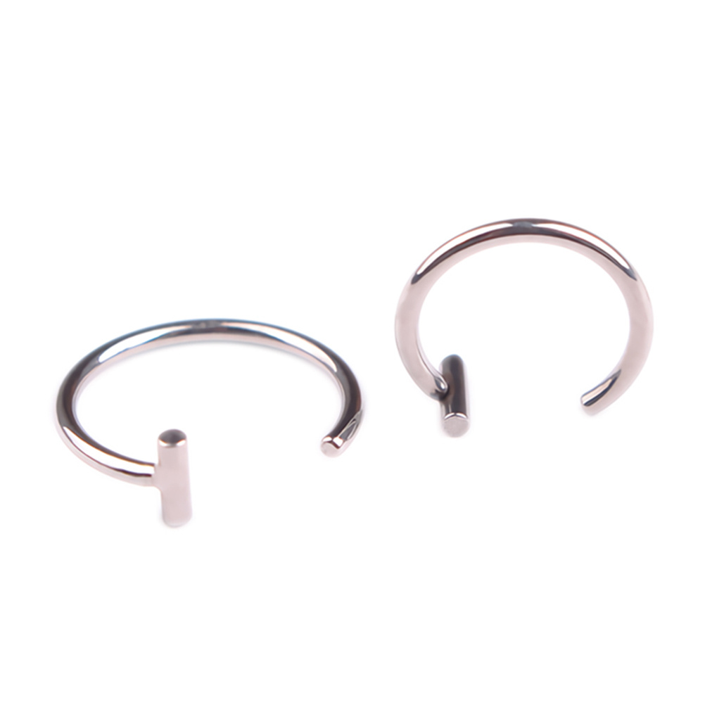 4Pcs Stainless Steel Nose Ring - Men Accessories To Wear ulasan dan harga