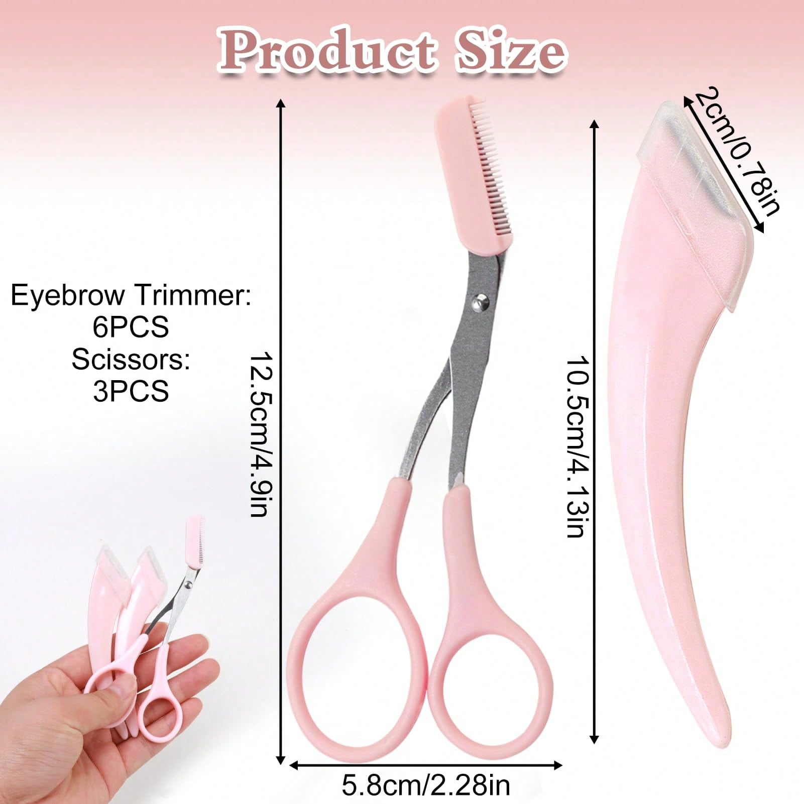 4pcs/2pcs/1pc Eyebrow Trimmer  - Men'S Accessories Cheap ulasan dan harga