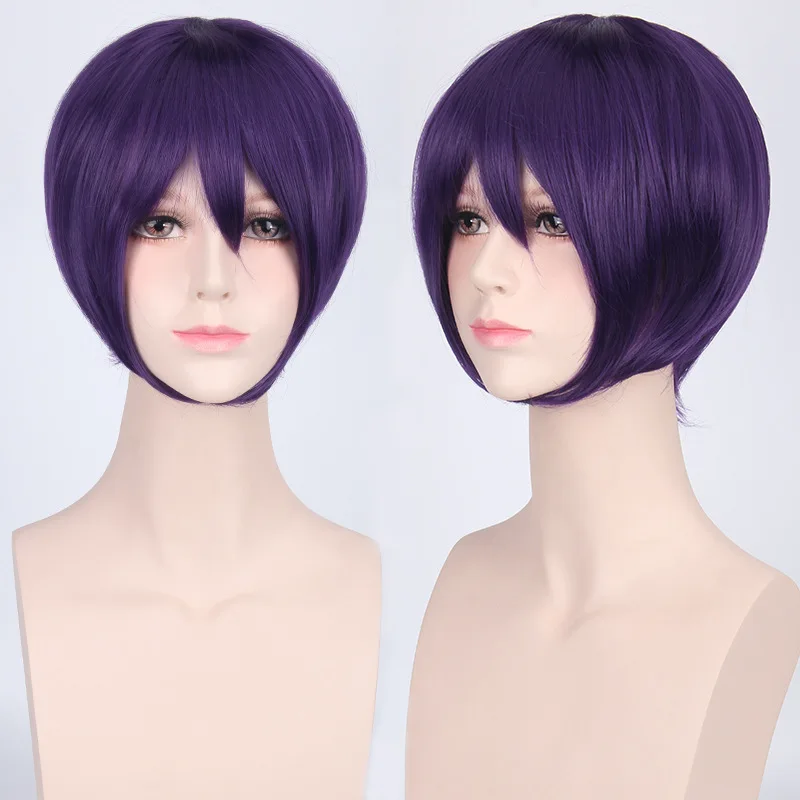 30cm Short Bob Cartoon Cosplay - Men Accessories H&M ulasan dan harga