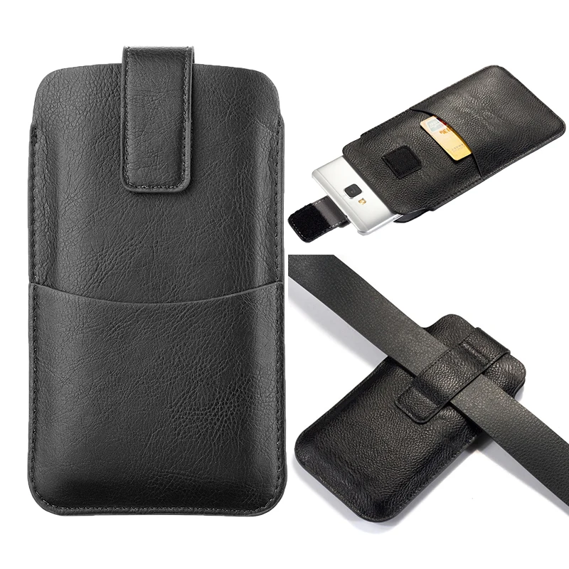 Universal Leather Phone Holste - Men Accessories Box ulasan dan harga