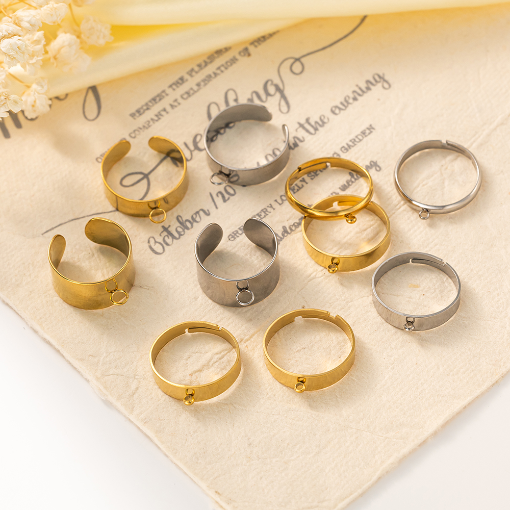 5pcs/Lot Stainless Steel Gold  - Men'S Accessories Jewelry ulasan dan harga