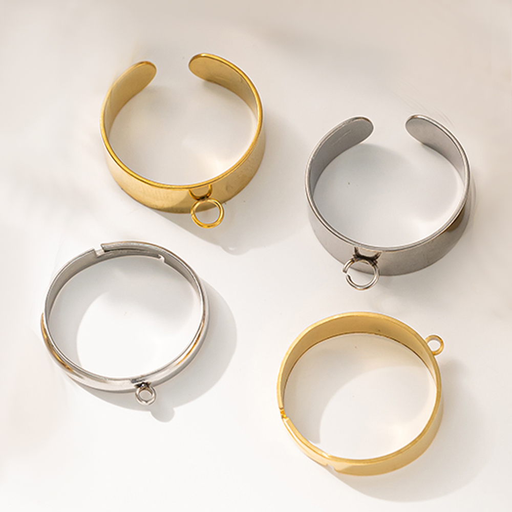 5pcs/Lot Stainless Steel Gold  - Men'S Accessories Jewelry ulasan dan harga