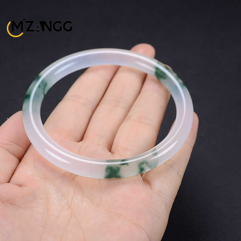 Natural Green Jadeite Bangle J - Quality Men'S Accessories ulasan dan harga
