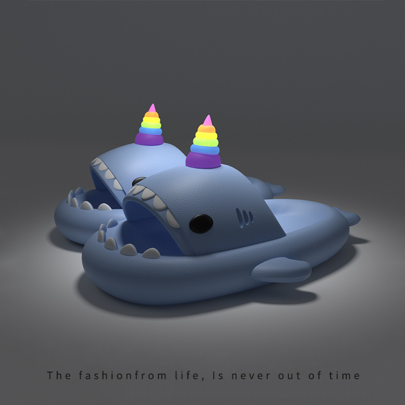 Cute Shark Slippers for Women  - Men Accessories To Wear ulasan dan harga