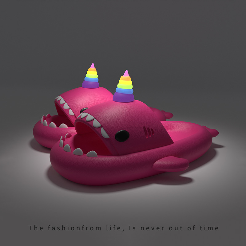 Cute Shark Slippers for Women  - Men Accessories To Wear ulasan dan harga