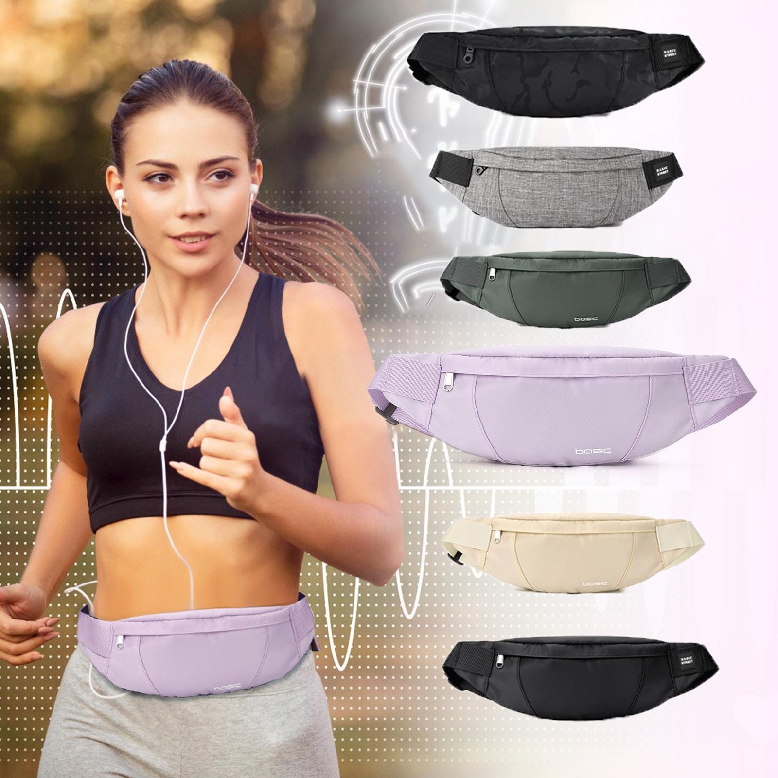 Fashion Running Waist Bag Wate - Men Accessories Box ulasan dan harga