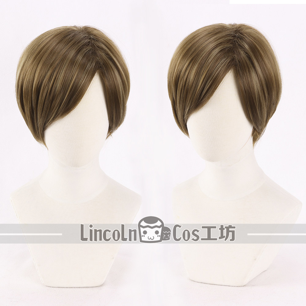 Anime Leon Cosplay Wig Ash Mil - Men Accessories Korea ulasan dan harga