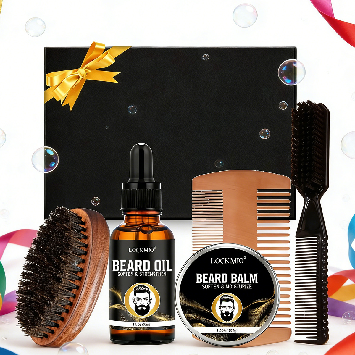 Valentine's Day Men's Beard Ca - Men Accessories Combo ulasan dan harga