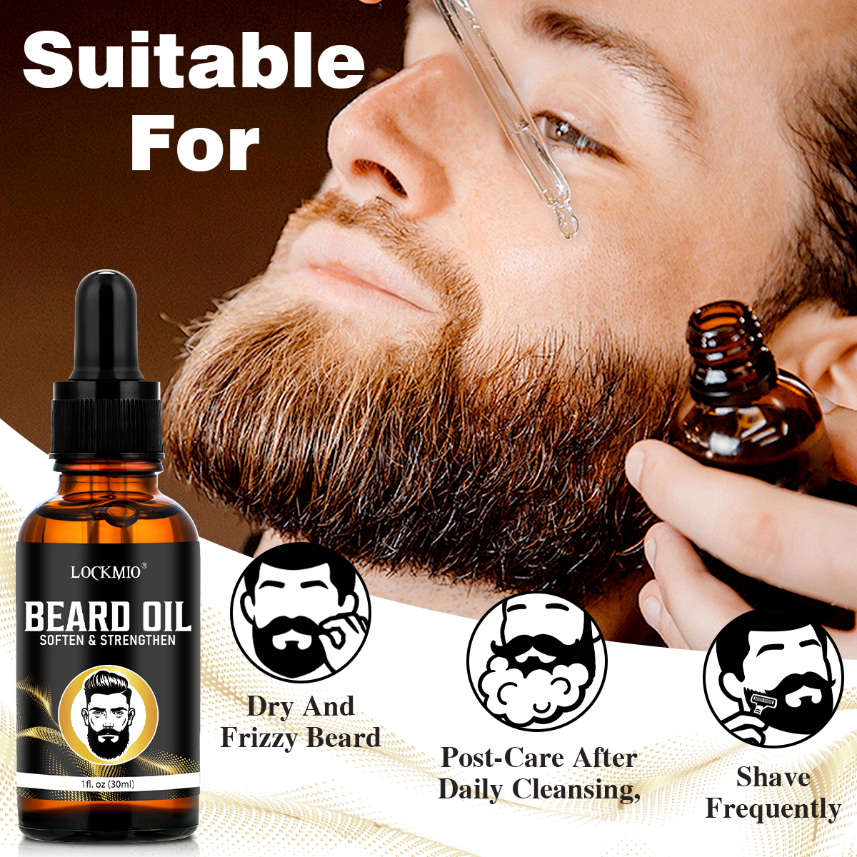 Valentine's Day Men's Beard Ca - Men Accessories Combo ulasan dan harga