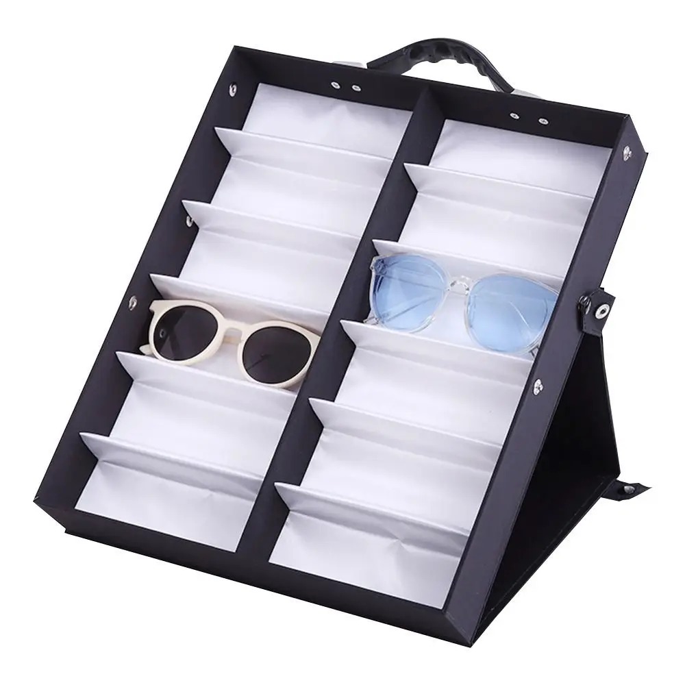 12/18 Slots /Grid Glasses Stor - Men'S Accessories Organizer Tray ulasan dan harga