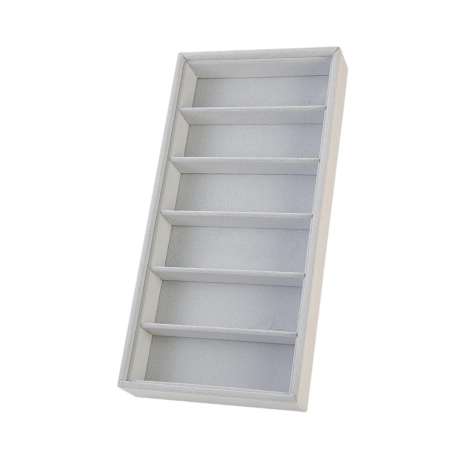 Glasses Display Tray 6 Slots f - Men'S Accessories Organizer Tray ulasan dan harga